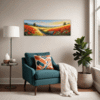 Poppy Field in Full Bloom Living Room Demo