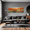 Poppy Field in Full Bloom Living Room Demo