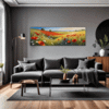Poppy Field in Full Bloom Living Room Demo