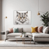 Powerful Siberian Cat Living Room Demo