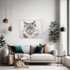 Powerful Siberian Cat Living Room Demo