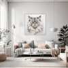 Powerful Siberian Cat Living Room Demo