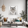 Powerful Siberian Cat Living Room Demo