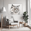 Powerful Siberian Cat Living Room Demo