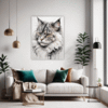 Powerful Siberian Cat Living Room Demo