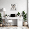 Powerful Siberian Cat Office Demo