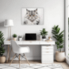 Powerful Siberian Cat Office Demo