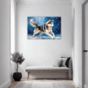 Powerful Siberian Husky Hallway Demo
