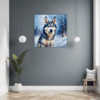 Powerful Siberian Husky Hallway Demo