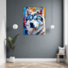 Powerful Siberian Husky Hallway Demo