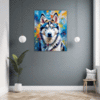 Powerful Siberian Husky Hallway Demo