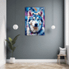 Powerful Siberian Husky Hallway Demo