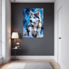 Powerful Siberian Husky Hallway Demo