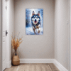 Powerful Siberian Husky Hallway Demo