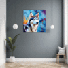 Powerful Siberian Husky Hallway Demo