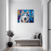 Powerful Siberian Husky Hallway Demo