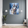 Powerful Siberian Husky Hallway Demo