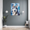 Powerful Siberian Husky Hallway Demo