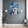 Powerful Siberian Husky Hallway Demo