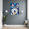 Powerful Siberian Husky Hallway Demo