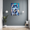 Powerful Siberian Husky Hallway Demo