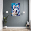 Powerful Siberian Husky Hallway Demo