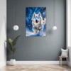 Powerful Siberian Husky Hallway Demo