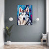 Powerful Siberian Husky Hallway Demo