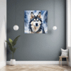 Powerful Siberian Husky Hallway Demo