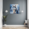 Powerful Siberian Husky Hallway Demo