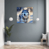Powerful Siberian Husky Hallway Demo