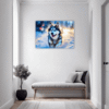 Powerful Siberian Husky Hallway Demo