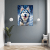 Powerful Siberian Husky Hallway Demo