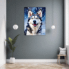 Powerful Siberian Husky Hallway Demo