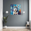 Powerful Siberian Husky Hallway Demo