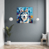 Powerful Siberian Husky Hallway Demo