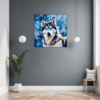 Powerful Siberian Husky Hallway Demo