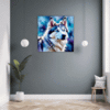 Powerful Siberian Husky Hallway Demo