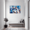 Powerful Siberian Husky Hallway Demo