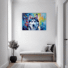 Powerful Siberian Husky Hallway Demo