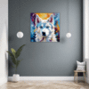 Powerful Siberian Husky Hallway Demo