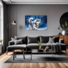 Powerful Siberian Husky Living Room Demo