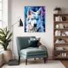 Powerful Siberian Husky Living Room Demo