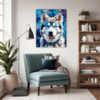 Powerful Siberian Husky Living Room Demo