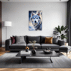 Powerful Siberian Husky Living Room Demo