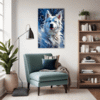 Powerful Siberian Husky Living Room Demo