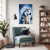 Powerful Siberian Husky Living Room Demo