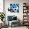 Powerful Siberian Husky Living Room Demo