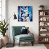 Powerful Siberian Husky Living Room Demo