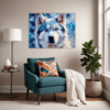 Powerful Siberian Husky Living Room Demo